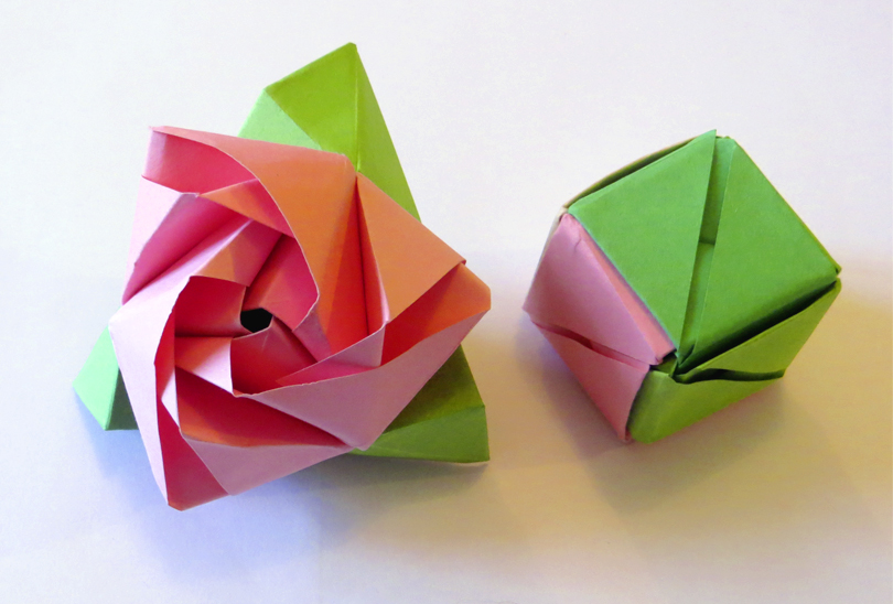Origami rose cube magique La TÉLÉ des KIDS