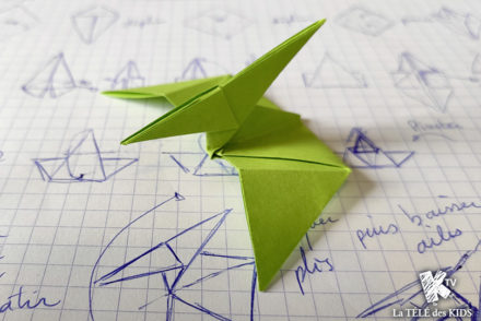 dinosaure origami